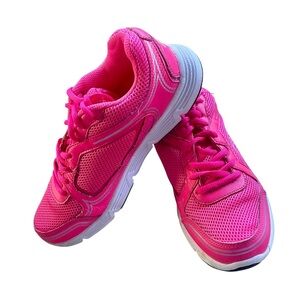 FILA Bright Pink Mesh Athletic Sneakers